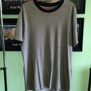 Supreme Micro Stripe T-Shirt Black XL